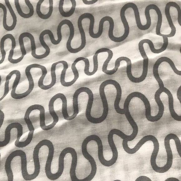 Ikea Krakris Grey White Squiggle Modern Art Twin Duvet /matching pillow sham - Picture 5 of 12